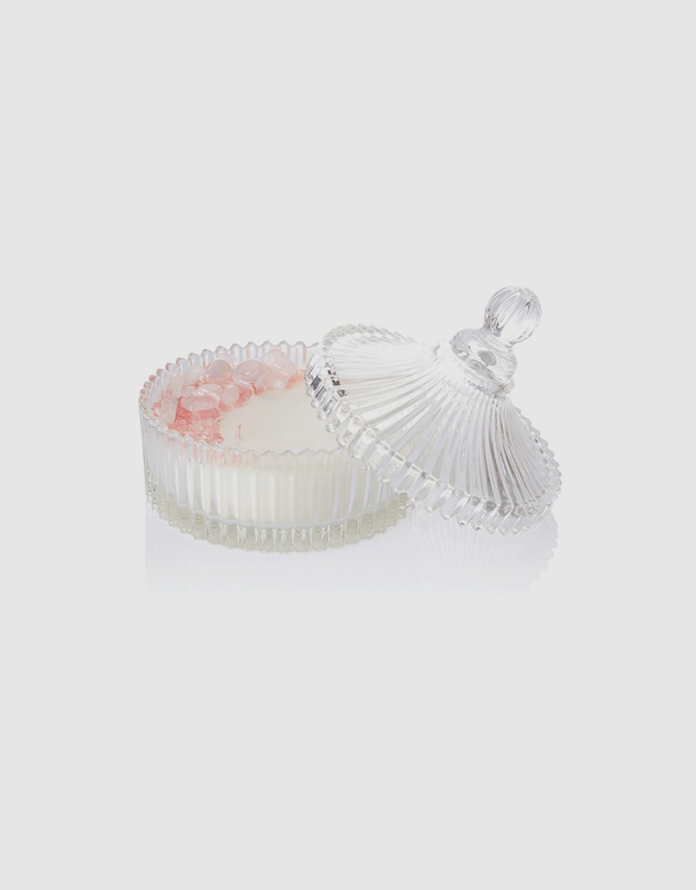 Silk Oil of Morocco - Love Potion Large Crystal Candle - Love & Connection