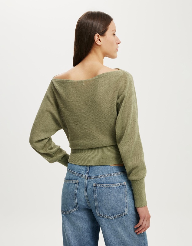 Cotton On - The Breezy Ls Batwing Knit