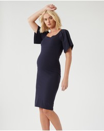 Soon Maternity - Kim Flare Sleeve Dress