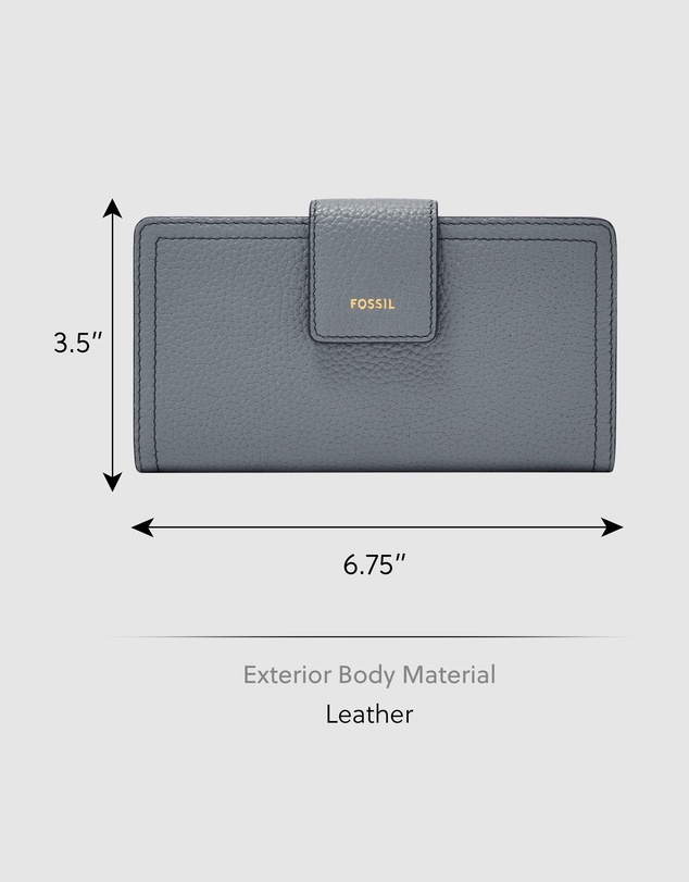 Fossil - Logan Blue Tab Clutch