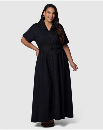 Something 4 Olivia - Gabrielle Linen Maxi Dress