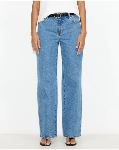 Dazie - Rome Baggy Low Rise Denim Jeans