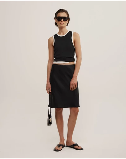 Witchery - Satin Midi Skirt