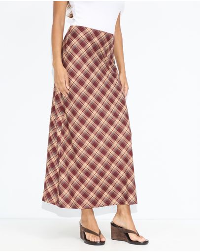 Dark Red Check