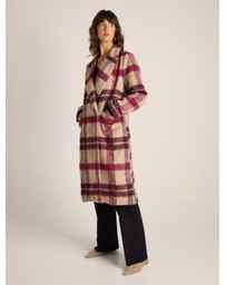 Fate + Becker - Harlow Check Longline Coat