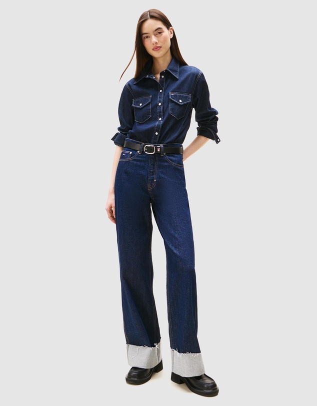 Tommy Jeans - Dark Denim Western Shirt