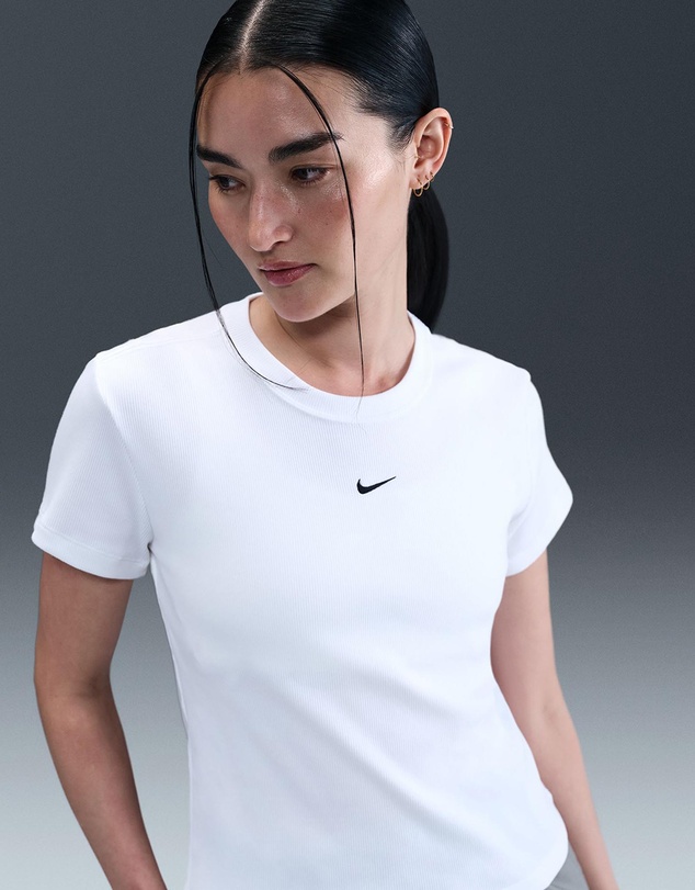 Nike - Sportswear Tight Ribbed Short-Sleeve T-Shirt