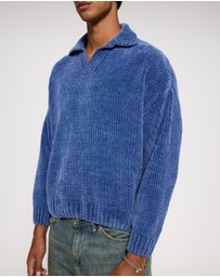 Bonsai - Chenille Oversize Fit Knit Polo