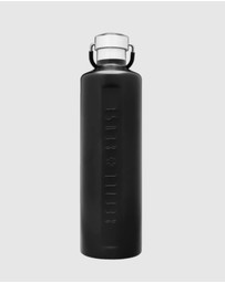 Tolu Australia - 1L Insulated Black Water Bottle