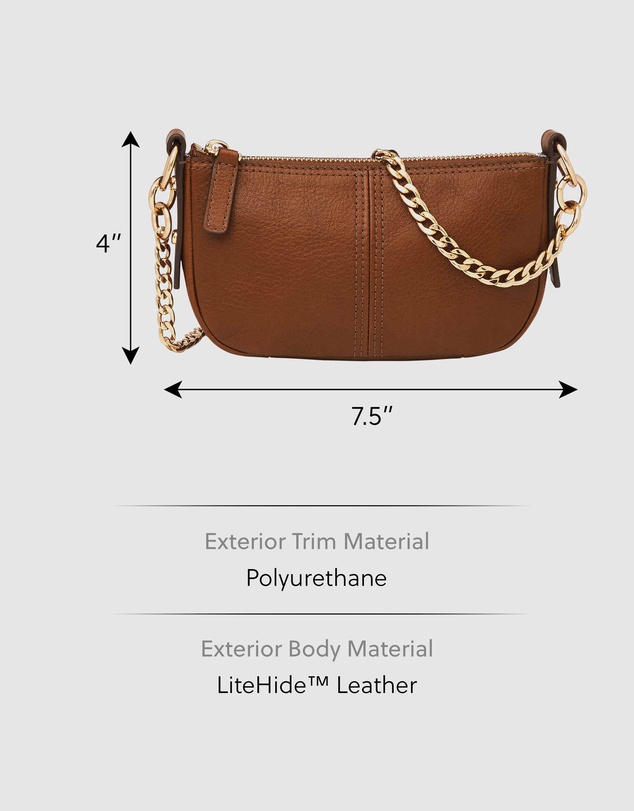 Fossil - Jolie Brown Mini Crossbody Bag