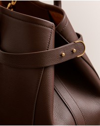 Trenery - Kalin Leather Tote in Chocolate