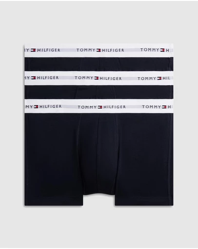 Tommy Hilfiger - 3-Pack Signature Repeat Logo Waistband Trunks