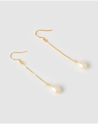 Izoa - Petra Drop Hook Earrings