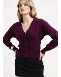 Alice In The Eve - Callie Cinched Long Sleeve Knit Cardigan