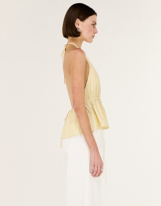 Staple the Label - Zeno Halter Top