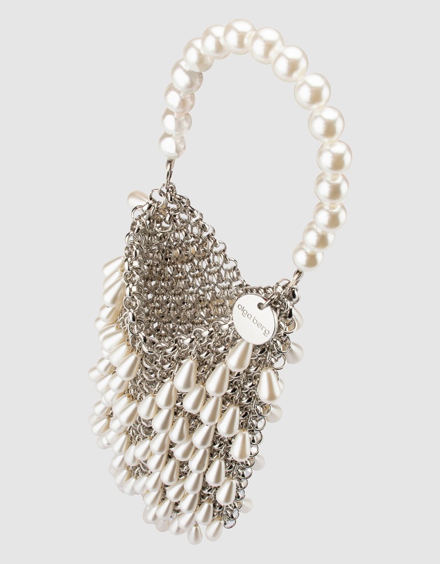 Olga Berg - Jaden Pearl Chainmail Bag