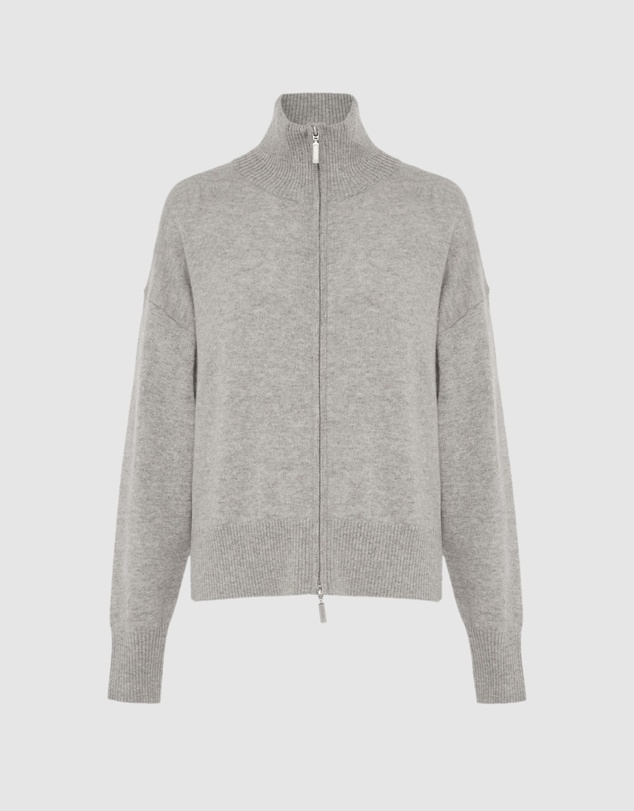 Huntly - Margot Cashmere Zip Jacket