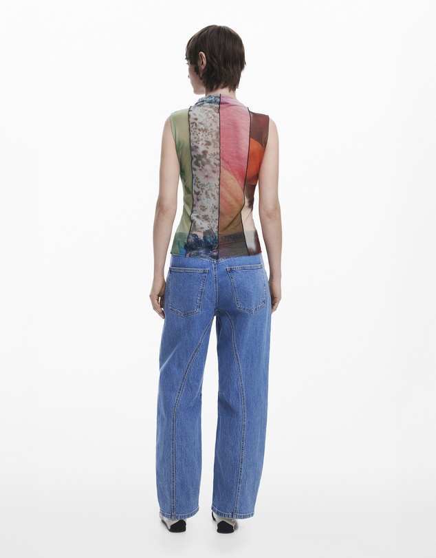 Desigual - Arty print T-shirt