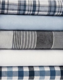 Henry Bucks - HENRY BUCKS Luxury Cotton Handkerchiefs 5 Pack MULTI