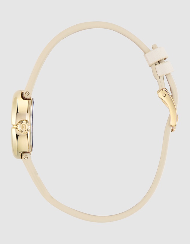 Furla - Furla Miasfera Iconic 24mm White Leather Strap Watch