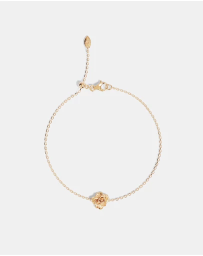 By Charlotte - Birth Flower Bracelet - Rose June