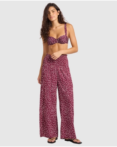 Seafolly - Dolce Dot Shirred Waist Pant