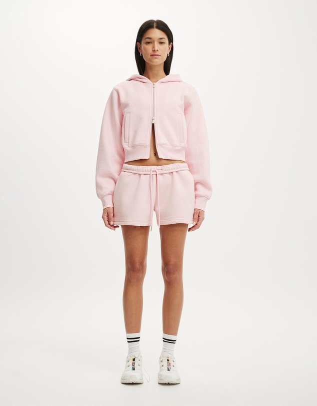 Cotton On Body Active - Plush Relaxed Zip Through Hoodie