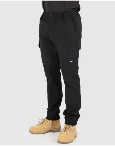 UNIT Workwear - UNIT Mens Cuffed Cargo Flexlite Utility Pants