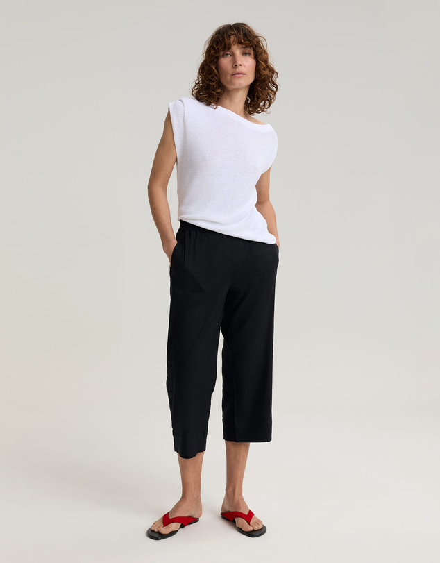 Sportscraft - Rosa Crop Linen Pant