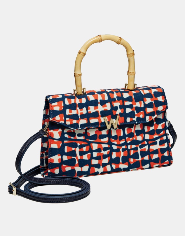 Wolf - Wolf Evie Collection Large Bag with Funky Town Print