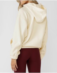 Lorna Jane - Nova Polar Fleece Quarter Zip Hoodie