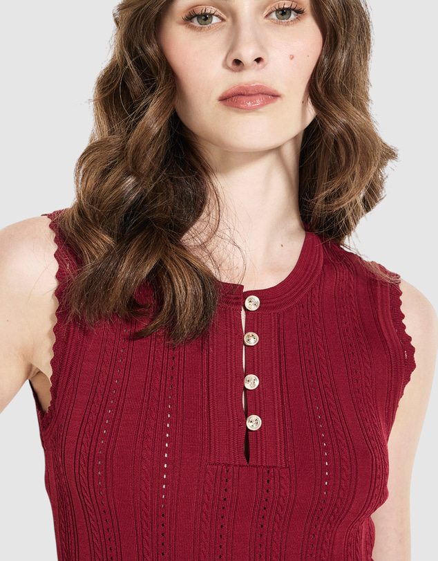 GUESS - Eco Carmen Sleeveless Sweater