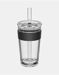 KeepCup - Longplay Cold Cup 16oz Reusable Coffee Cup with Boba Straw Lid