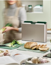 Joseph Joseph - Folio™ 4-piece Large Chopping Board Set with Storage Case - Editions (Sage)