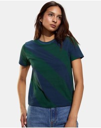Cynthia Rowley - Diagonal Stripe Tee