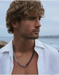 Najo - Echo Men's 2-Tone Steel Necklace