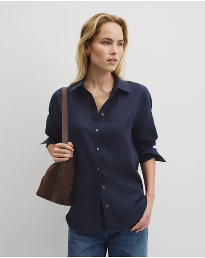 Country Road - Oversized Linen Shirt