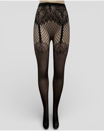 High Heel Jungle - Suspend Reality Mesh Tights