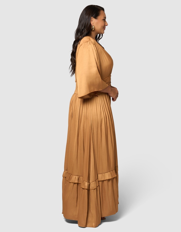 Pink Dusk by Curve Project - Work It Maxi Dress