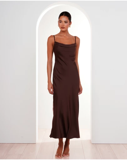Pilgrim - Natalie Cowl Neck Maxi Dress