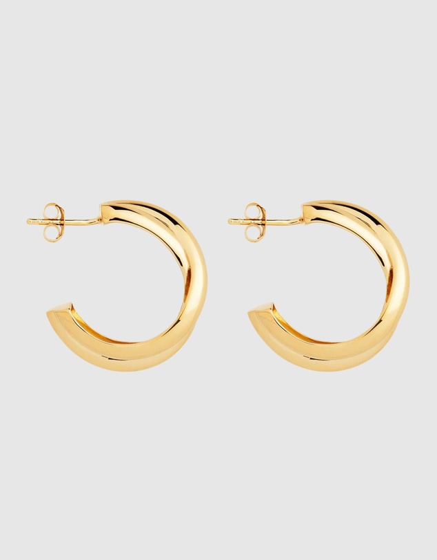 Najo - Café Yellow Gold Earrings