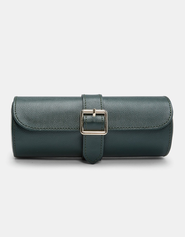 Wolf - Wolf British Racing Green Triple Watch Roll