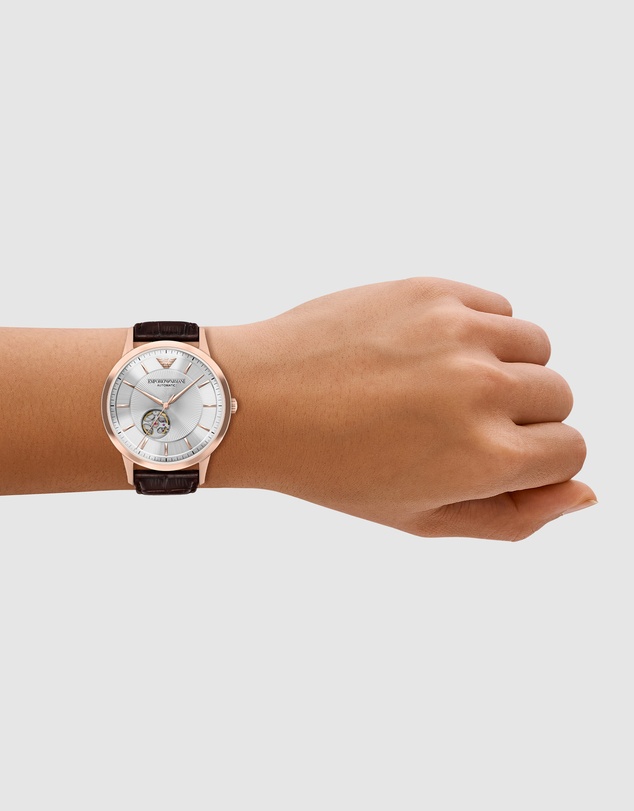 Emporio Armani - Brown Analogue Watch