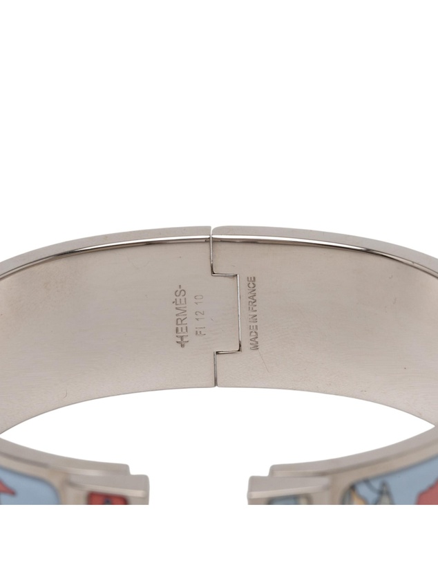Pre-Loved by Azura Reborn - Pre-Loved Wide Enamel Cosmographia Universalis Clic Clac H Bracelet PM