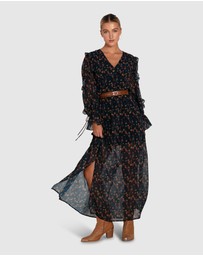 Belle & Bloom - Come As You Are Floral Maxi Dress