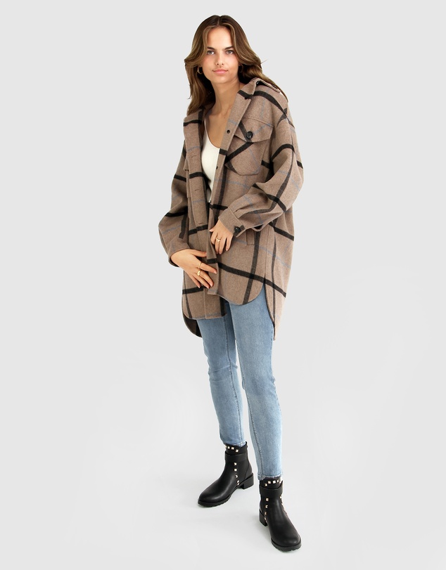 Belle & Bloom - River’s Edge Plaid Shacket