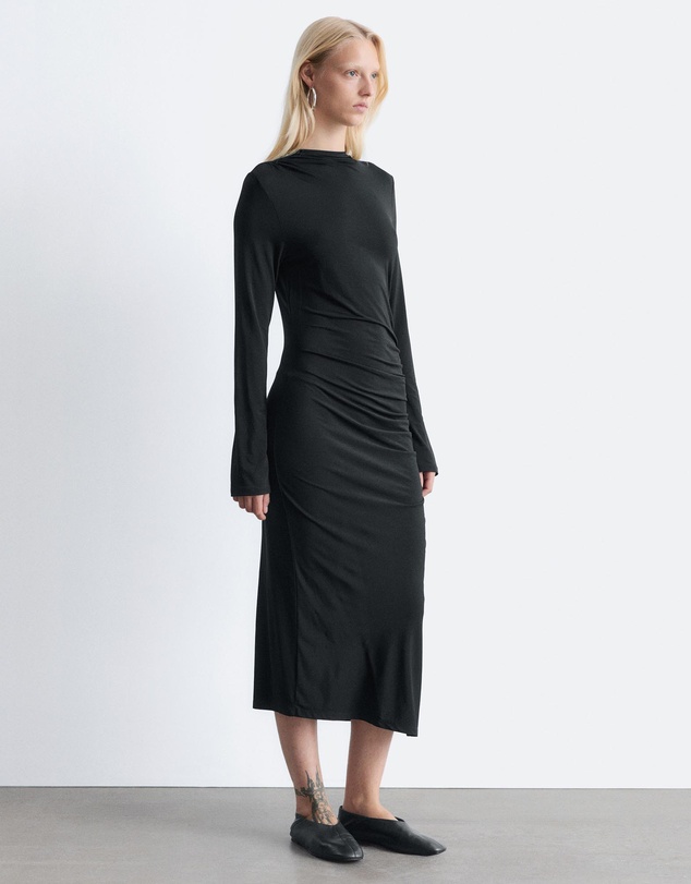 & Other Stories - Gathered Midi Dress