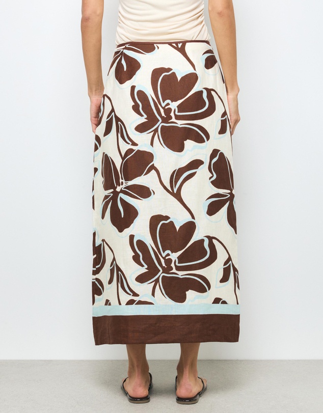 AERE - Nela Linen Maxi Skirt