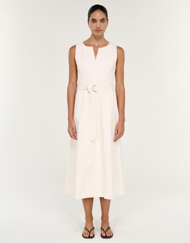 Staple the Label - Roselle Belted Midi Dress