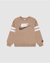 Nike - Nike Sportswear In The Zone French Terry Oversize Crew Sweat - Kids